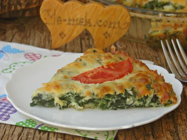 Fırında Peynirli Ispanak