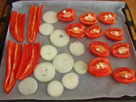 Közlenmiş Biberli Domates Çorbası