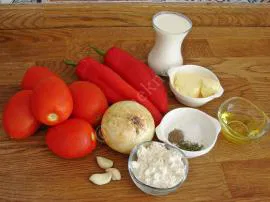 Közlenmiş Biberli Domates Çorbası